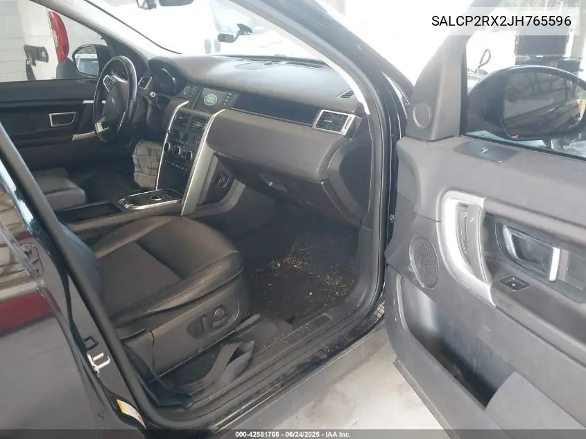 2018 Land Rover Discovery Sport Se VIN: SALCP2RX2JH765596 Lot: 42581708