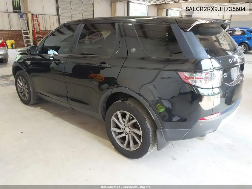 2018 Land Rover Discovery Sport Hse VIN: SALCR2RX9JH735604 Lot: 42603173