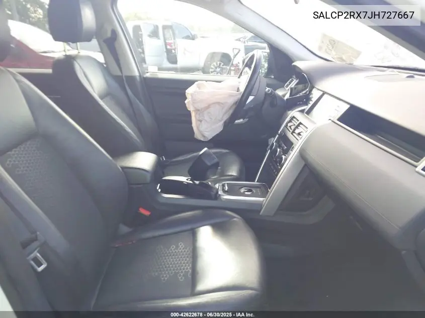 2018 Land Rover Discovery Sport Se VIN: SALCP2RX7JH727667 Lot: 42622678