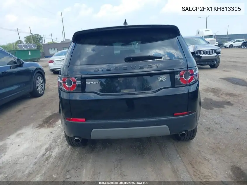 2019 Land Rover Discovery Sport Se VIN: SALCP2FX1KH813305 Lot: 42450303