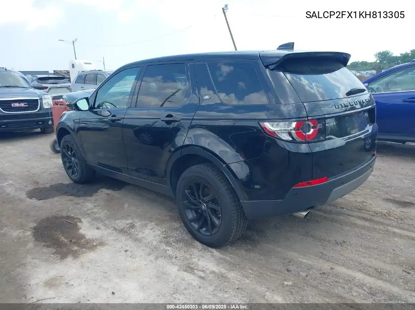 2019 Land Rover Discovery Sport Se VIN: SALCP2FX1KH813305 Lot: 42450303