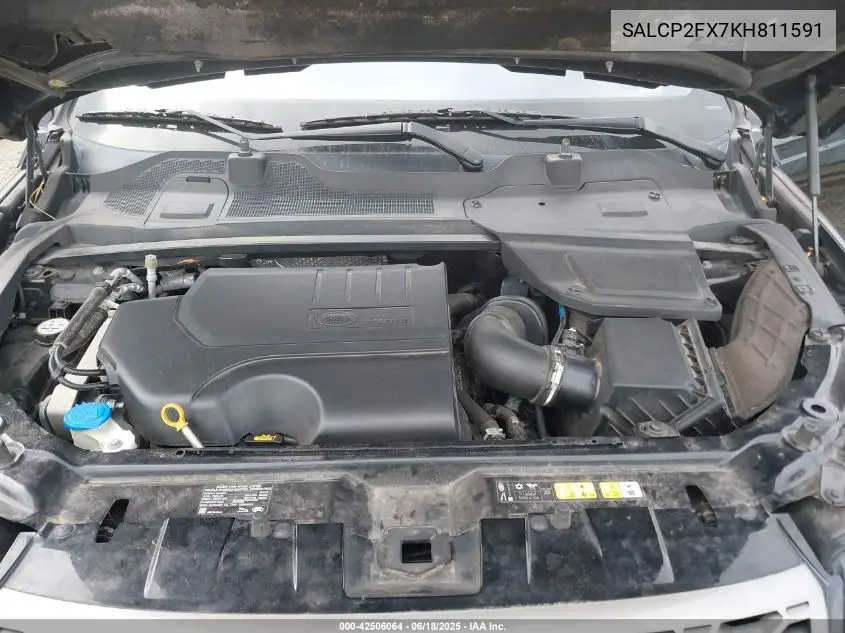 2019 Land Rover Discovery Sport Se VIN: SALCP2FX7KH811591 Lot: 42506064
