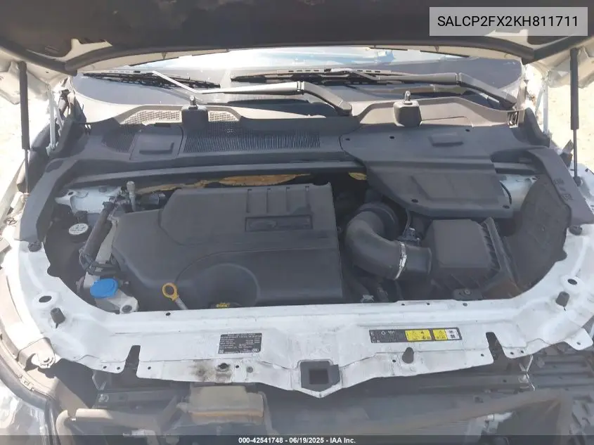 2019 Land Rover Discovery Sport Se VIN: SALCP2FX2KH811711 Lot: 42541748