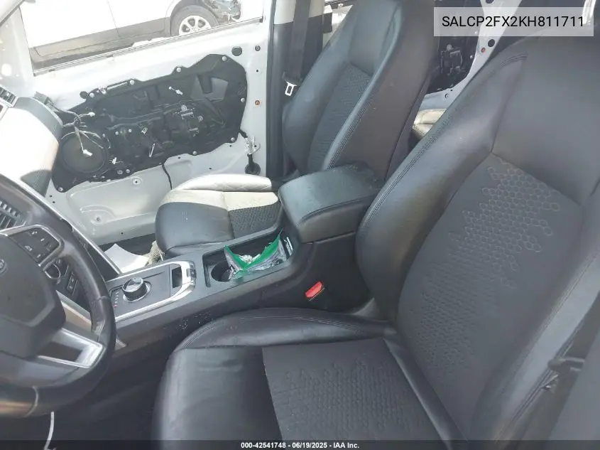 2019 Land Rover Discovery Sport Se VIN: SALCP2FX2KH811711 Lot: 42541748