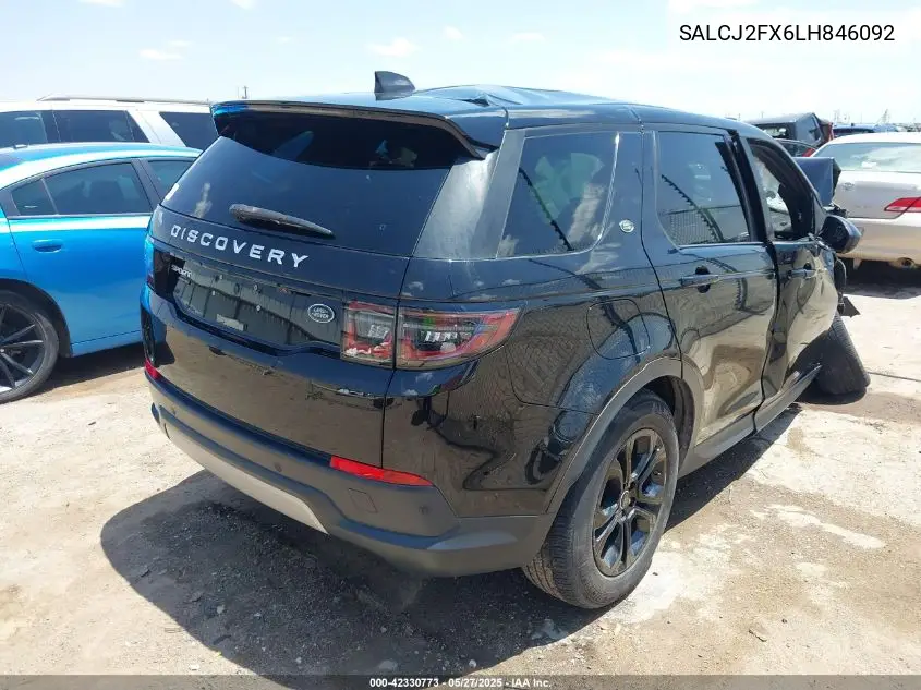 2020 Land Rover Discovery Sport S VIN: SALCJ2FX6LH846092 Lot: 42330773