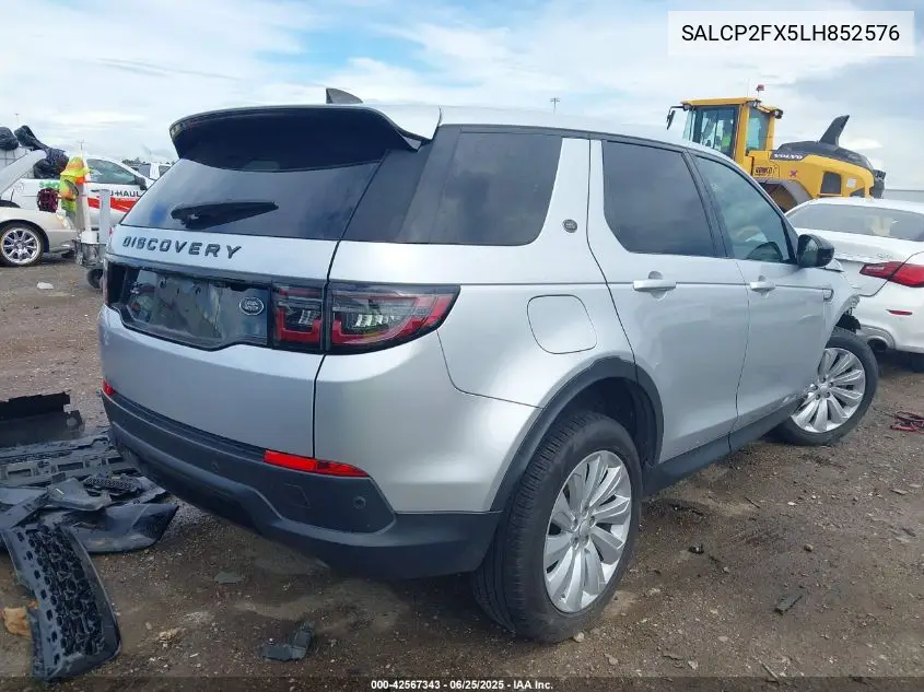 2020 Land Rover Discovery Sport Se VIN: SALCP2FX5LH852576 Lot: 42567343