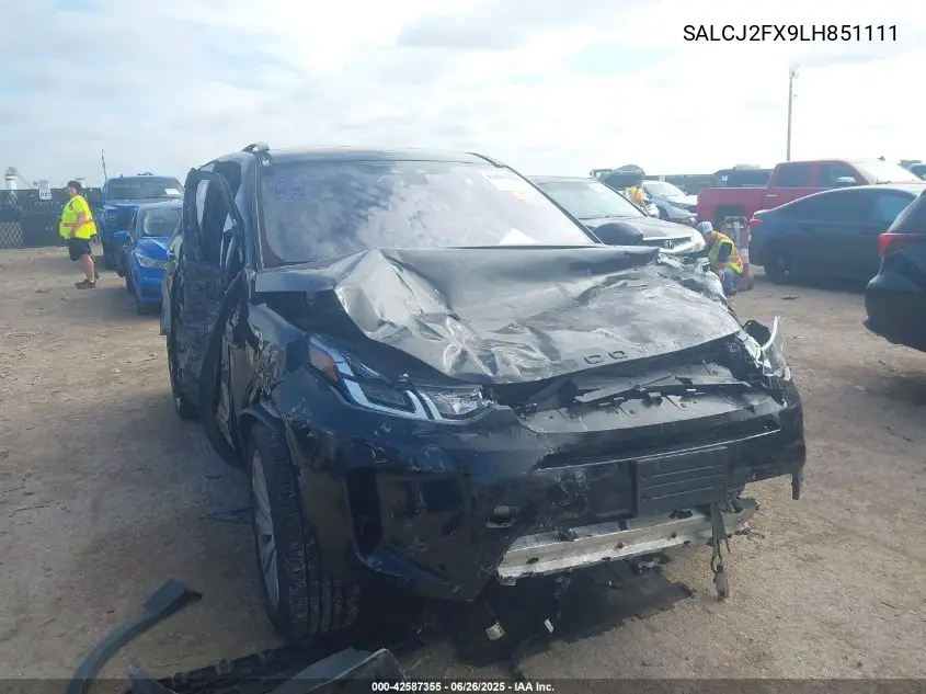 2020 Land Rover Discovery Sport S VIN: SALCJ2FX9LH851111 Lot: 42587355