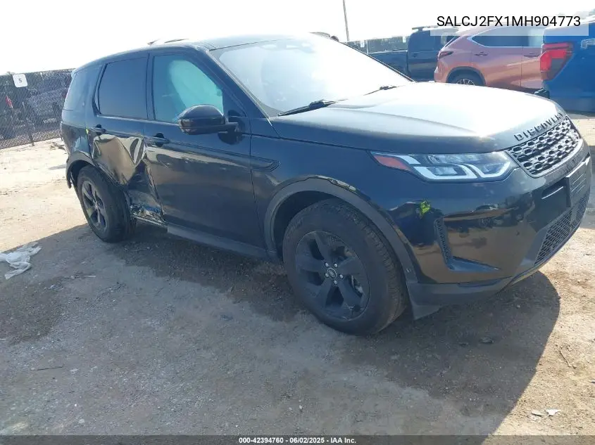 2021 Land Rover Discovery Sport S VIN: SALCJ2FX1MH904773 Lot: 42394760