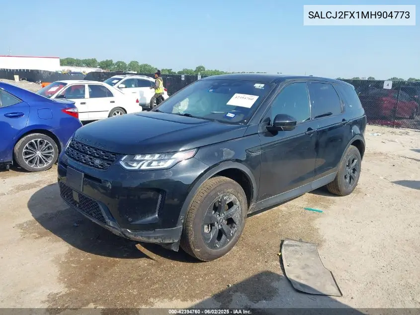 2021 Land Rover Discovery Sport S VIN: SALCJ2FX1MH904773 Lot: 42394760