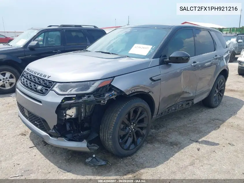 2023 Land Rover Discovery Sport S R-Dynamic VIN: SALCT2FX1PH921216 Lot: 42562897
