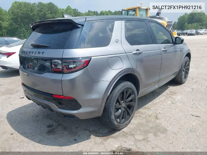 2023 Land Rover Discovery Sport S R-Dynamic VIN: SALCT2FX1PH921216 Lot: 42562897