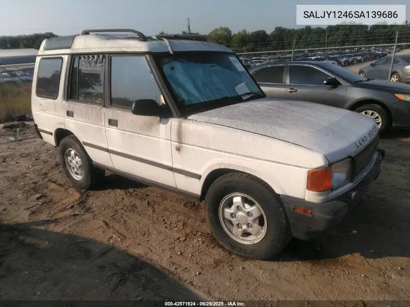 1995 Land Rover Discovery VIN: SALJY1246SA139686 Lot: 42571924