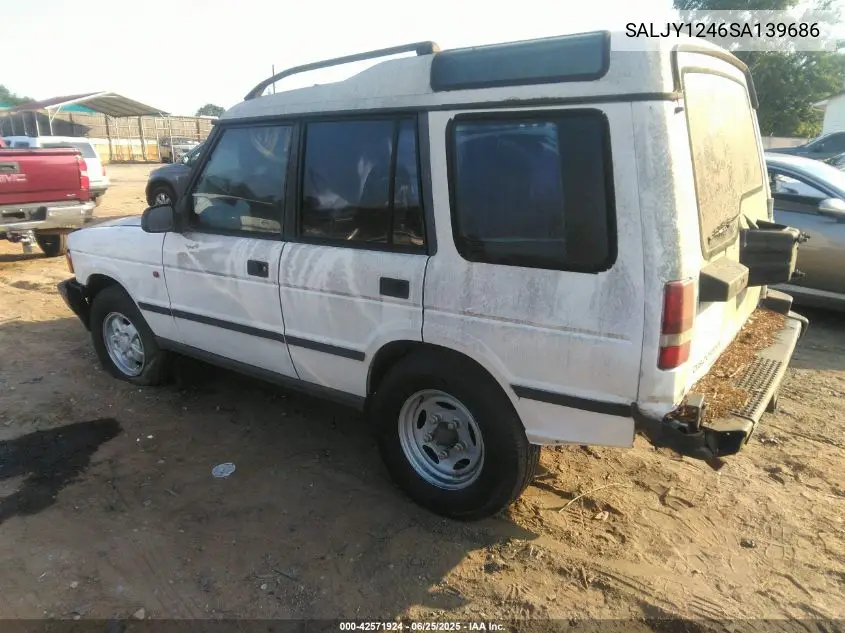 1995 Land Rover Discovery VIN: SALJY1246SA139686 Lot: 42571924