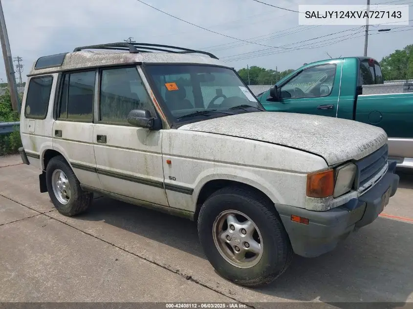 1997 Land Rover Discovery Sd/Se/Se7 VIN: SALJY124XVA727143 Lot: 42408112