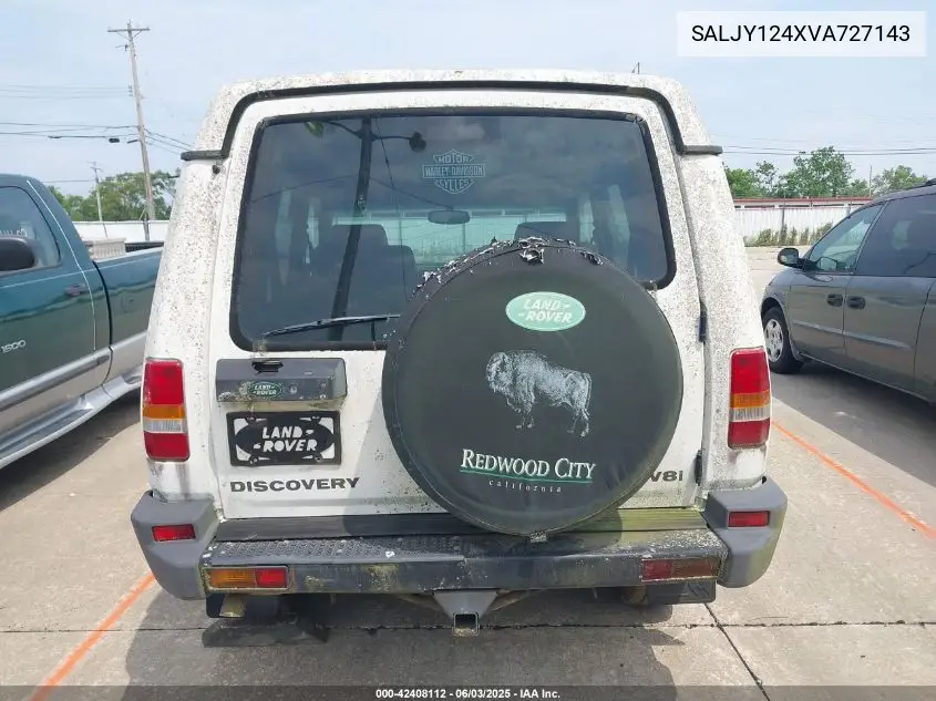 1997 Land Rover Discovery Sd/Se/Se7 VIN: SALJY124XVA727143 Lot: 42408112