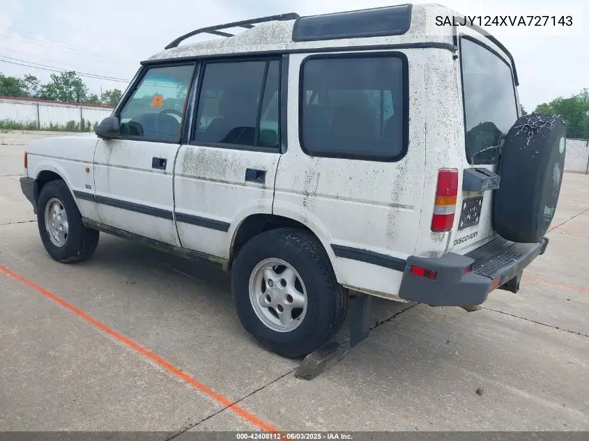 1997 Land Rover Discovery Sd/Se/Se7 VIN: SALJY124XVA727143 Lot: 42408112