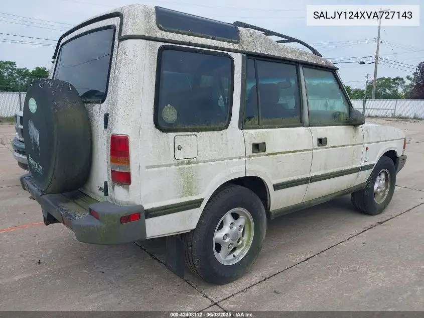 1997 Land Rover Discovery Sd/Se/Se7 VIN: SALJY124XVA727143 Lot: 42408112
