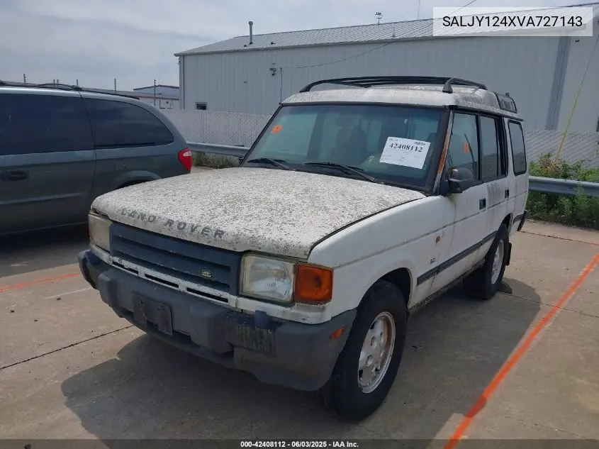 1997 Land Rover Discovery Sd/Se/Se7 VIN: SALJY124XVA727143 Lot: 42408112