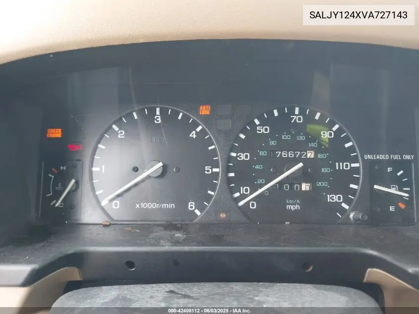 1997 Land Rover Discovery Sd/Se/Se7 VIN: SALJY124XVA727143 Lot: 42408112
