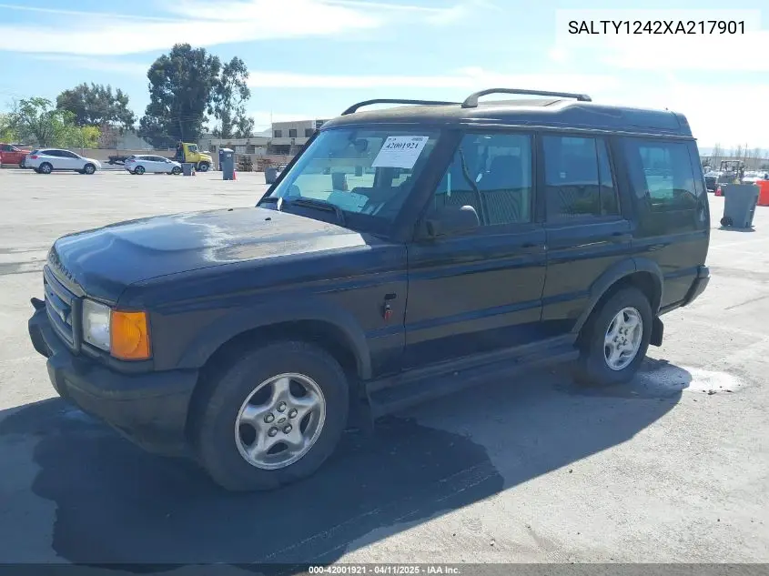 1999 Land Rover Discovery Series Ii VIN: SALTY1242XA217901 Lot: 42001921
