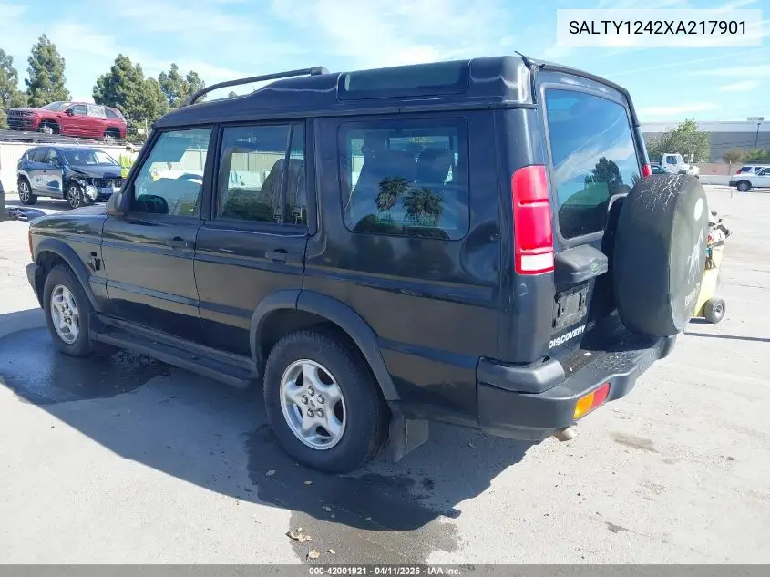 1999 Land Rover Discovery Series Ii VIN: SALTY1242XA217901 Lot: 42001921