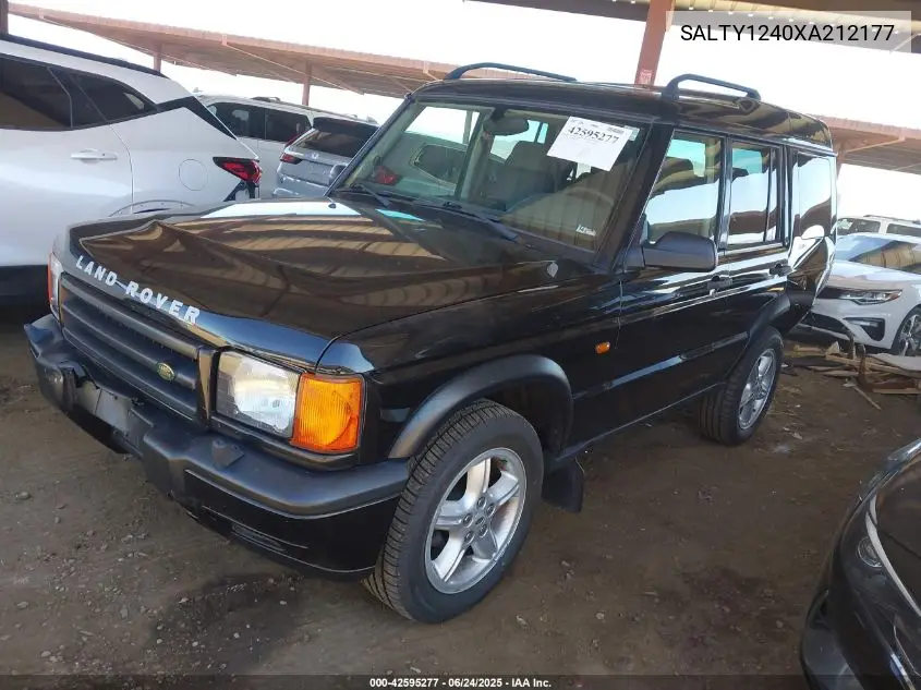 1999 Land Rover Discovery Series Ii VIN: SALTY1240XA212177 Lot: 42595277
