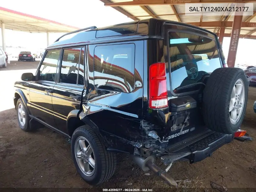 1999 Land Rover Discovery Series Ii VIN: SALTY1240XA212177 Lot: 42595277