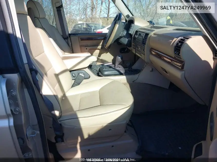 2000 Land Rover Discovery Series Ii Cloth/Series Ii Leather VIN: SALTY1247YA249969 Lot: 42246445