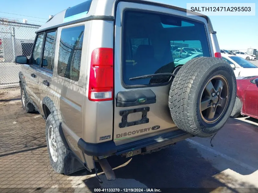 2001 Land Rover Discovery Series Ii VIN: SALTH12471A295503 Lot: 41133270