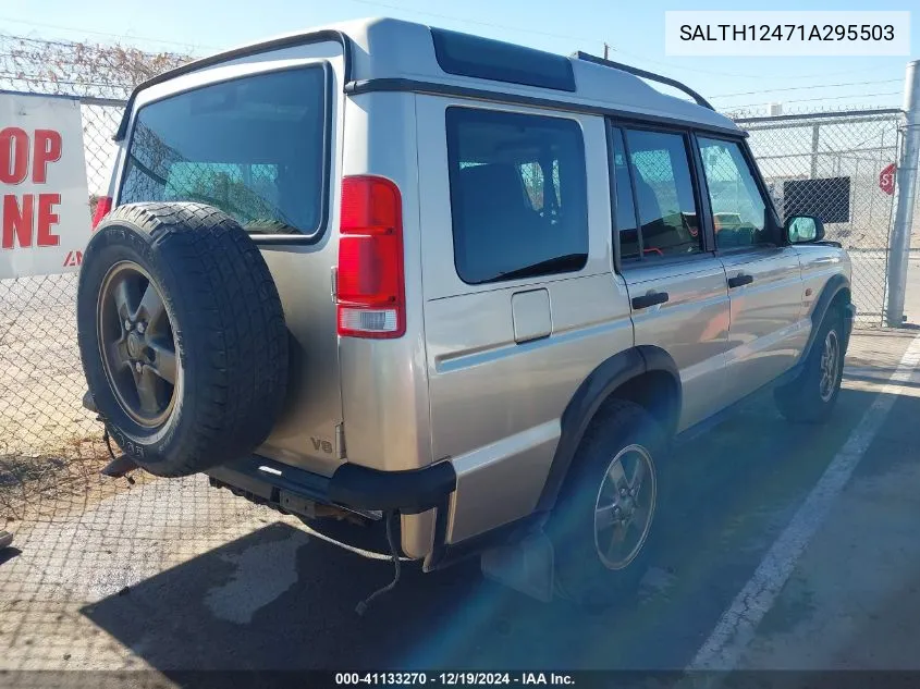 2001 Land Rover Discovery Series Ii VIN: SALTH12471A295503 Lot: 41133270