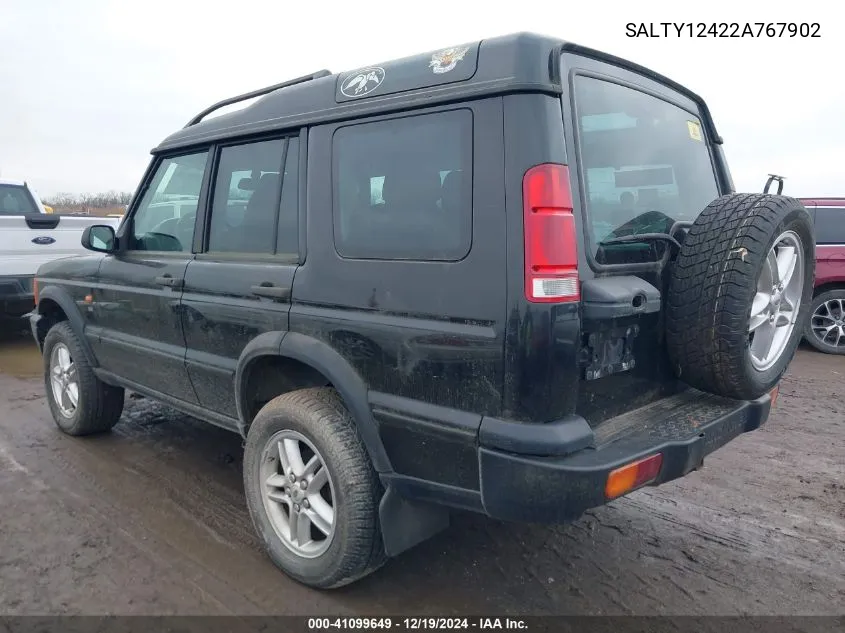 2002 Land Rover Discovery Series Ii Se VIN: SALTY12422A767902 Lot: 41099649