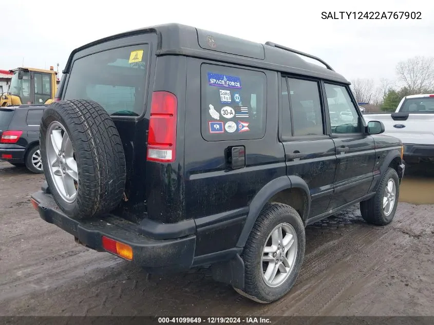 2002 Land Rover Discovery Series Ii Se VIN: SALTY12422A767902 Lot: 41099649