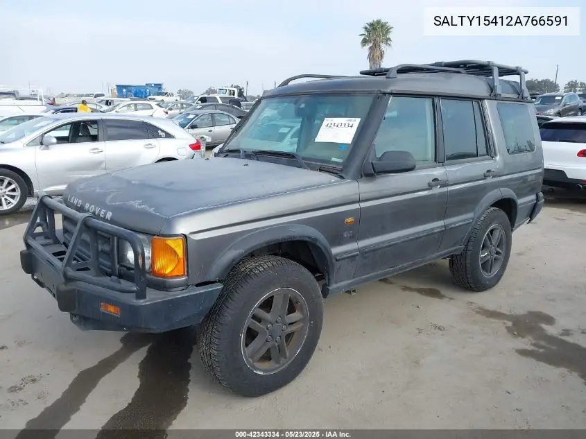 2002 Land Rover Discovery Series Ii Se VIN: SALTY15412A766591 Lot: 42343334
