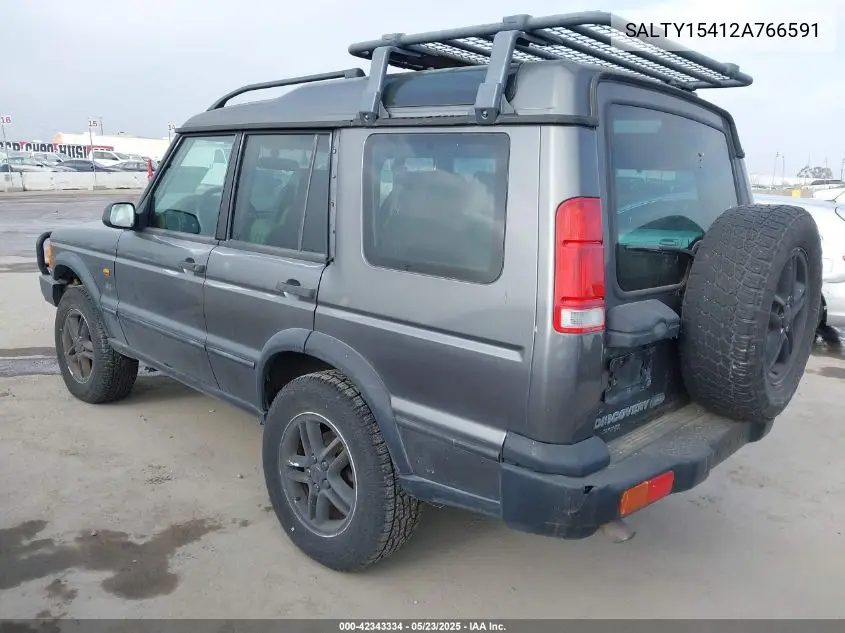 2002 Land Rover Discovery Series Ii Se VIN: SALTY15412A766591 Lot: 42343334