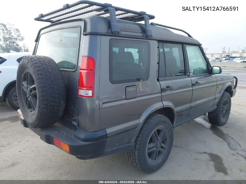 2002 Land Rover Discovery Series Ii Se VIN: SALTY15412A766591 Lot: 42343334