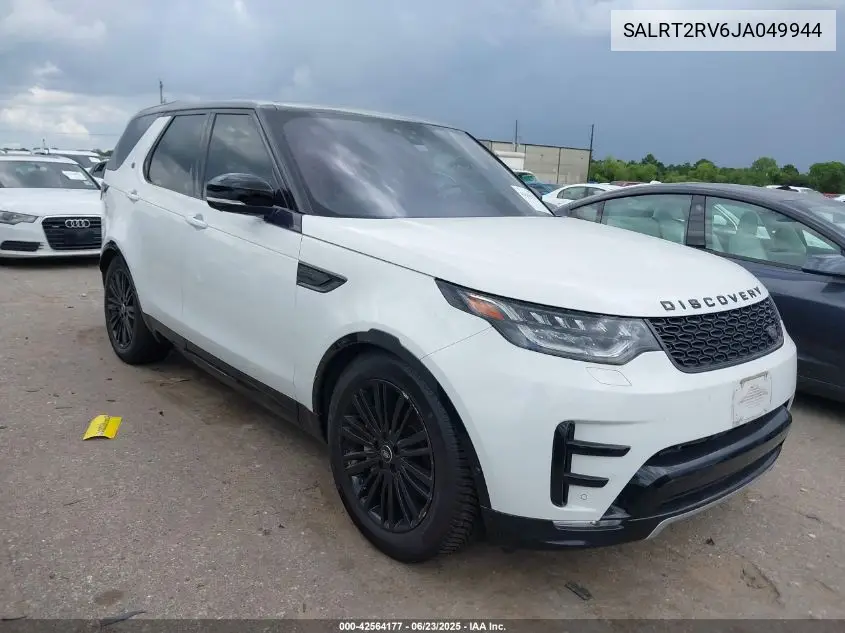 2018 Land Rover Discovery Hse Luxury VIN: SALRT2RV6JA049944 Lot: 42564177