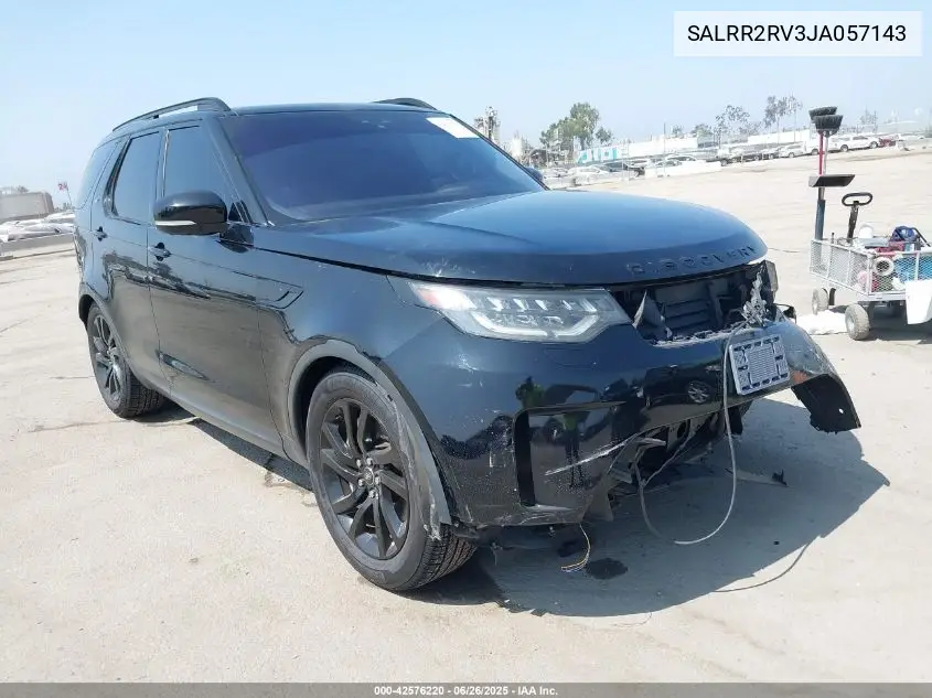 2018 Land Rover Discovery Hse VIN: SALRR2RV3JA057143 Lot: 42576220