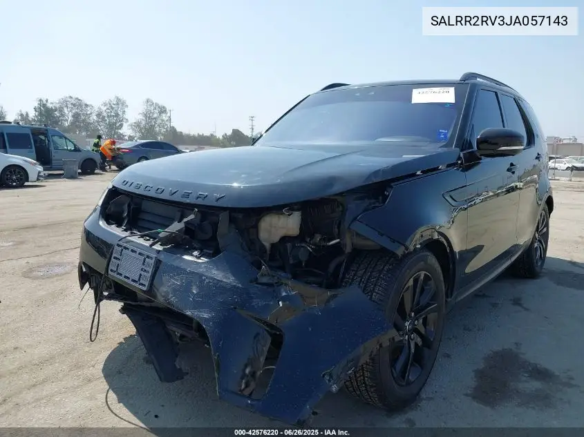 2018 Land Rover Discovery Hse VIN: SALRR2RV3JA057143 Lot: 42576220