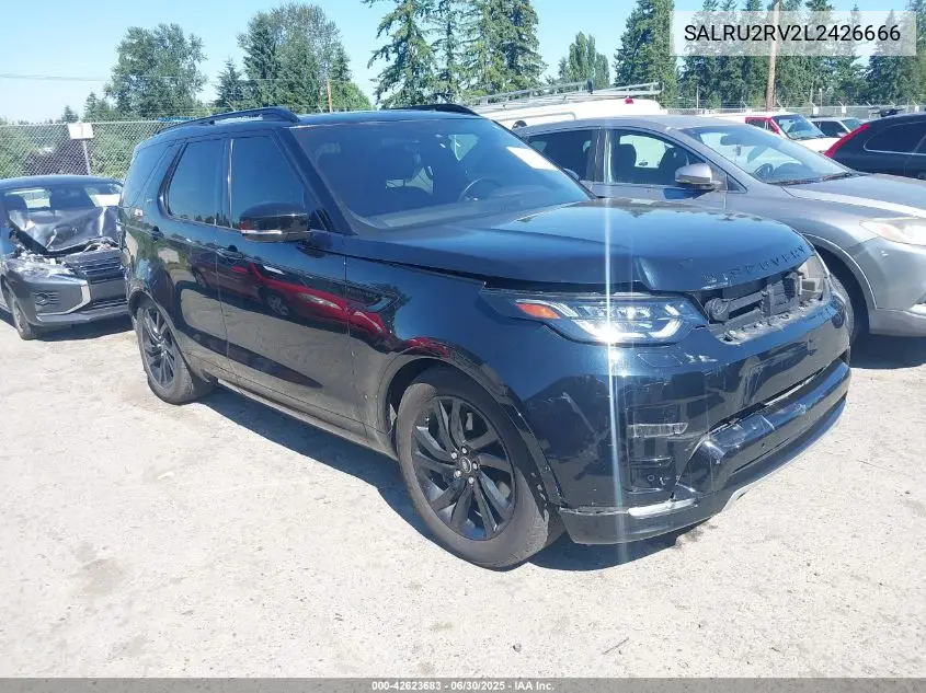 2020 Land Rover Discovery Landmark Edition VIN: SALRU2RV2L2426666 Lot: 42623683