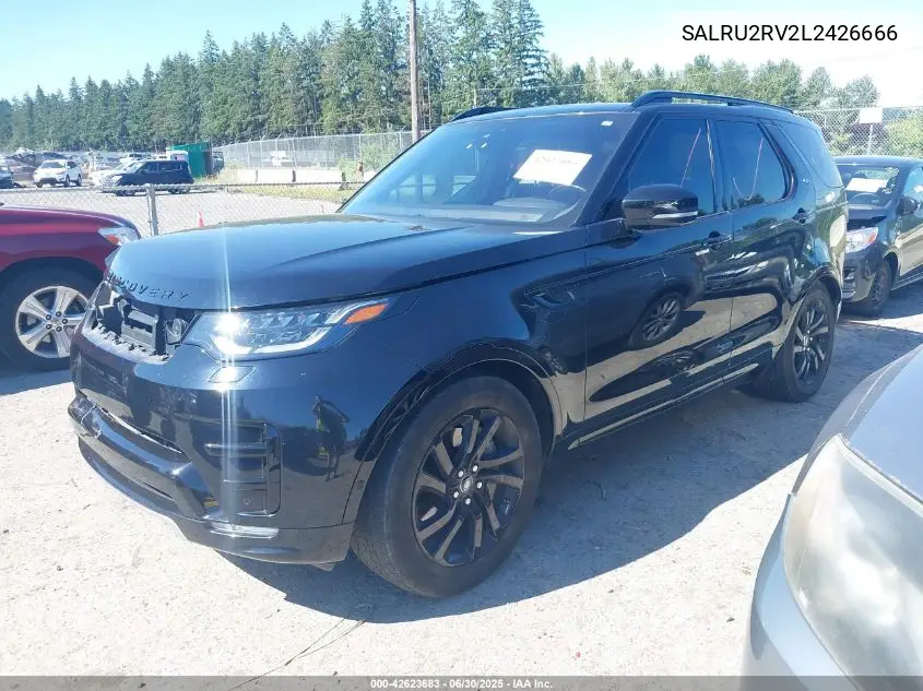 2020 Land Rover Discovery Landmark Edition VIN: SALRU2RV2L2426666 Lot: 42623683
