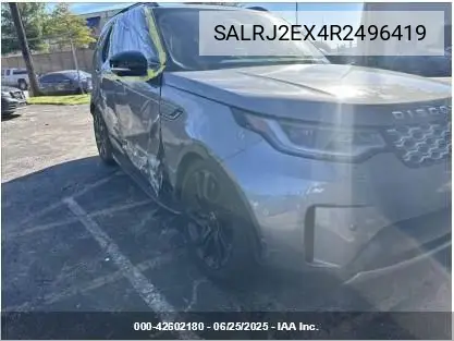 2024 Land Rover Discovery P300 S VIN: SALRJ2EX4R2496419 Lot: 42602180