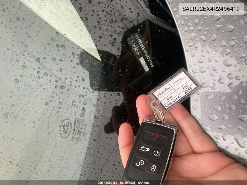 2024 Land Rover Discovery P300 S VIN: SALRJ2EX4R2496419 Lot: 42602180
