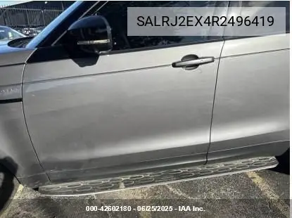 2024 Land Rover Discovery P300 S VIN: SALRJ2EX4R2496419 Lot: 42602180