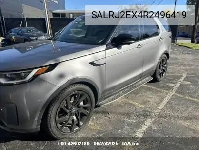 2024 Land Rover Discovery P300 S VIN: SALRJ2EX4R2496419 Lot: 42602180
