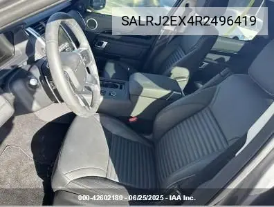 2024 Land Rover Discovery P300 S VIN: SALRJ2EX4R2496419 Lot: 42602180