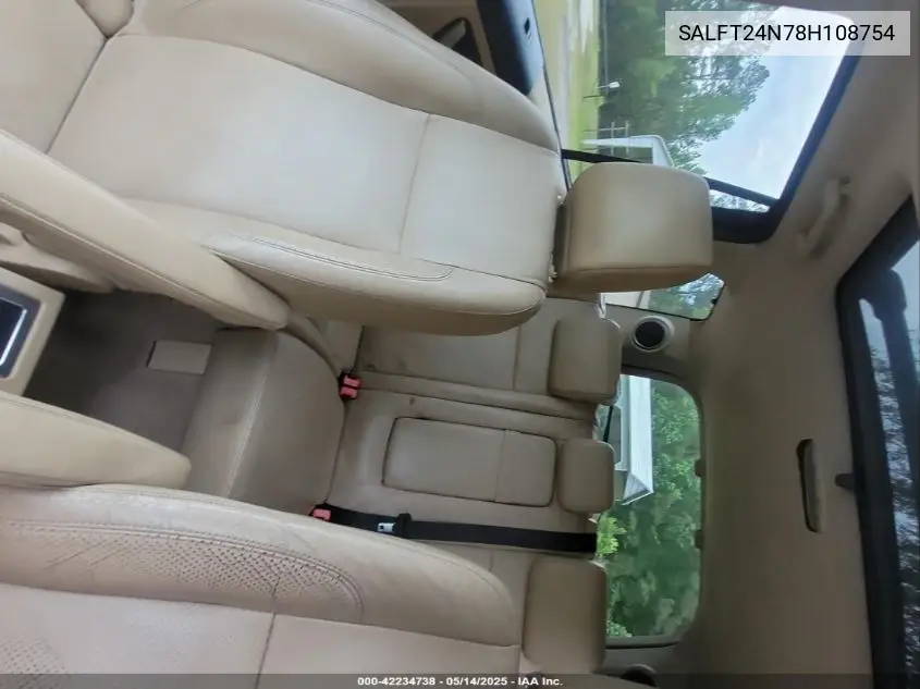 2008 Land Rover Lr2 Hse VIN: SALFT24N78H108754 Lot: 42234738