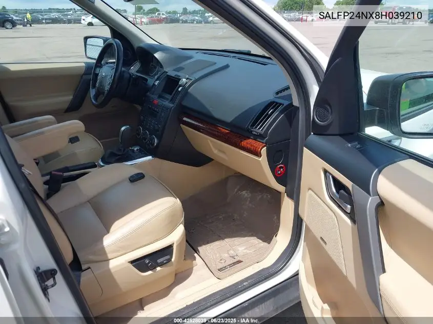 2008 Land Rover Lr2 Se VIN: SALFP24NX8H039210 Lot: 42528039