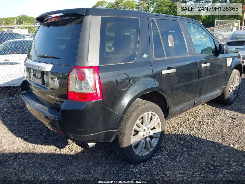 2009 Land Rover Lr2 Hse VIN: SALFT24N79H126365 Lot: 42354177
