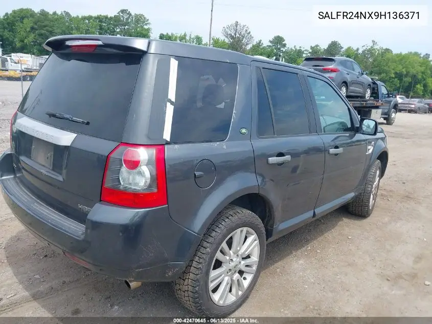 2009 Land Rover Lr2 Hse VIN: SALFR24NX9H136371 Lot: 42470645