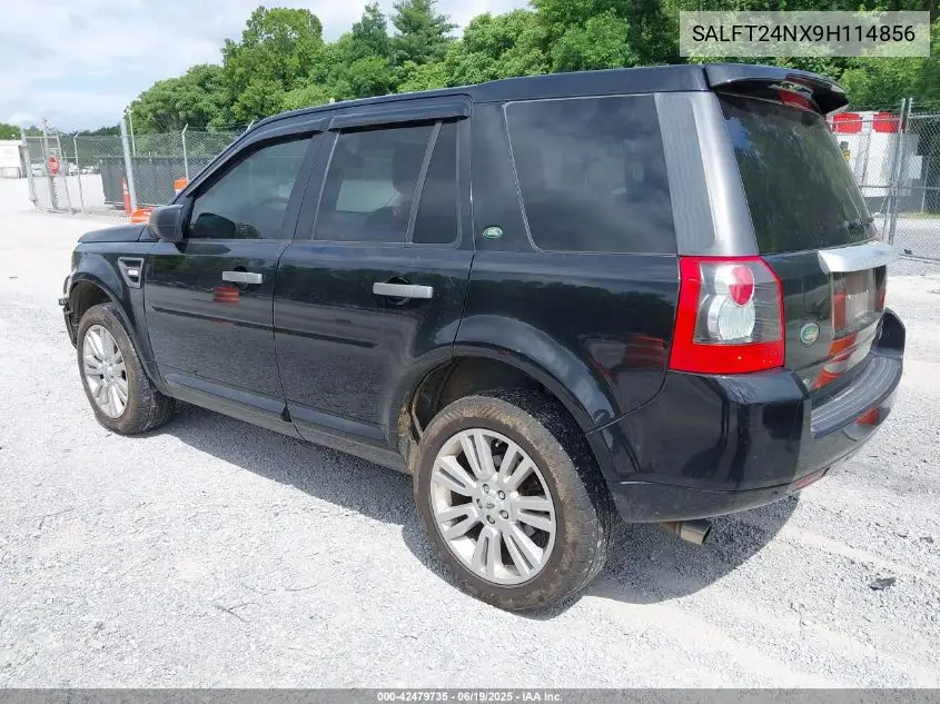2009 Land Rover Lr2 Hse VIN: SALFT24NX9H114856 Lot: 42479735